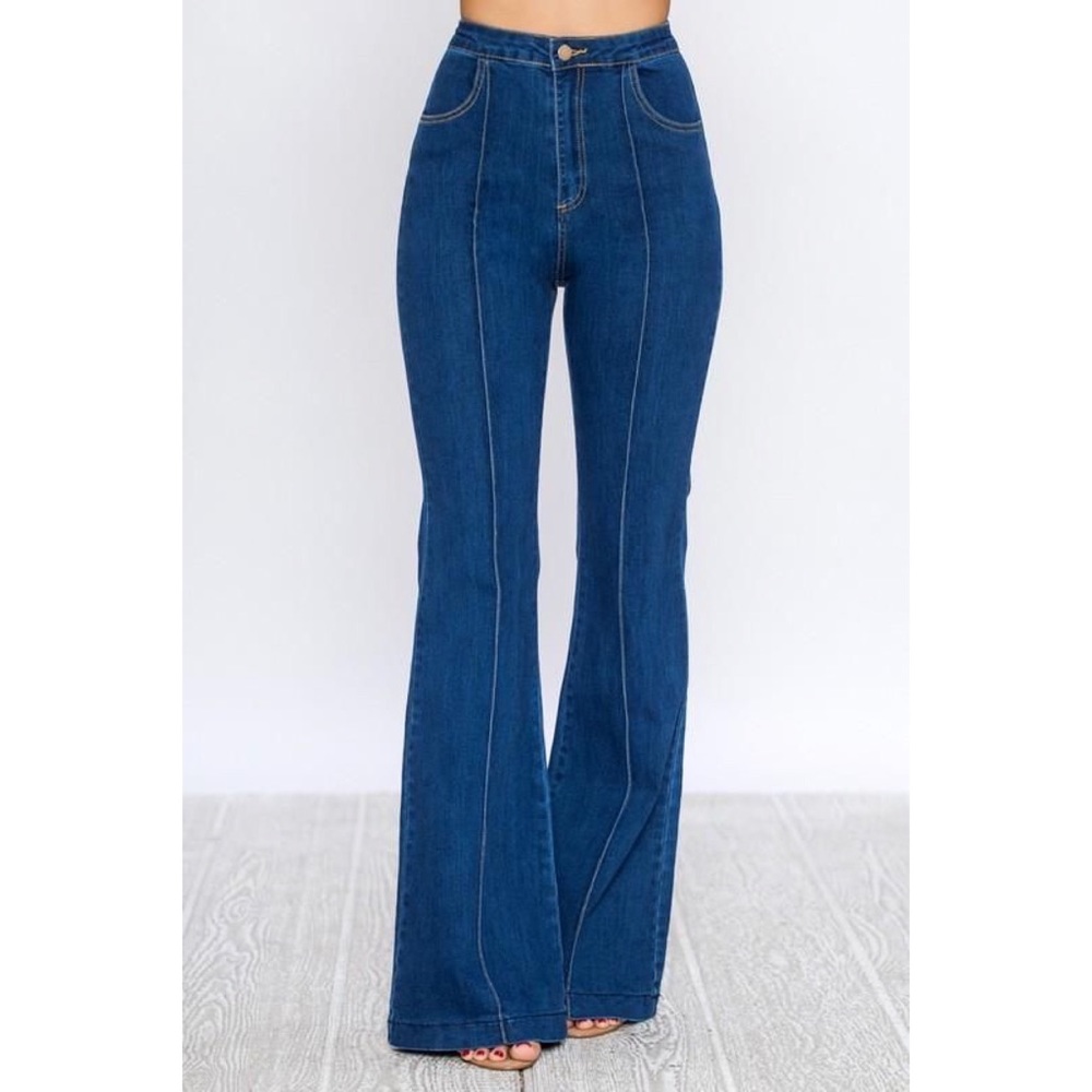 Jealous Tomato High Waisted Flare Jeans Size Large (30)